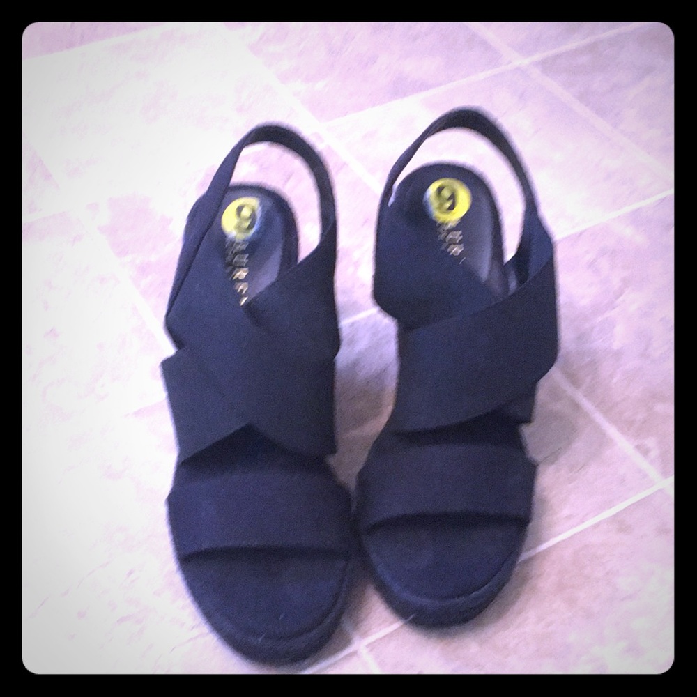 Ralph Lauren wedges worn once